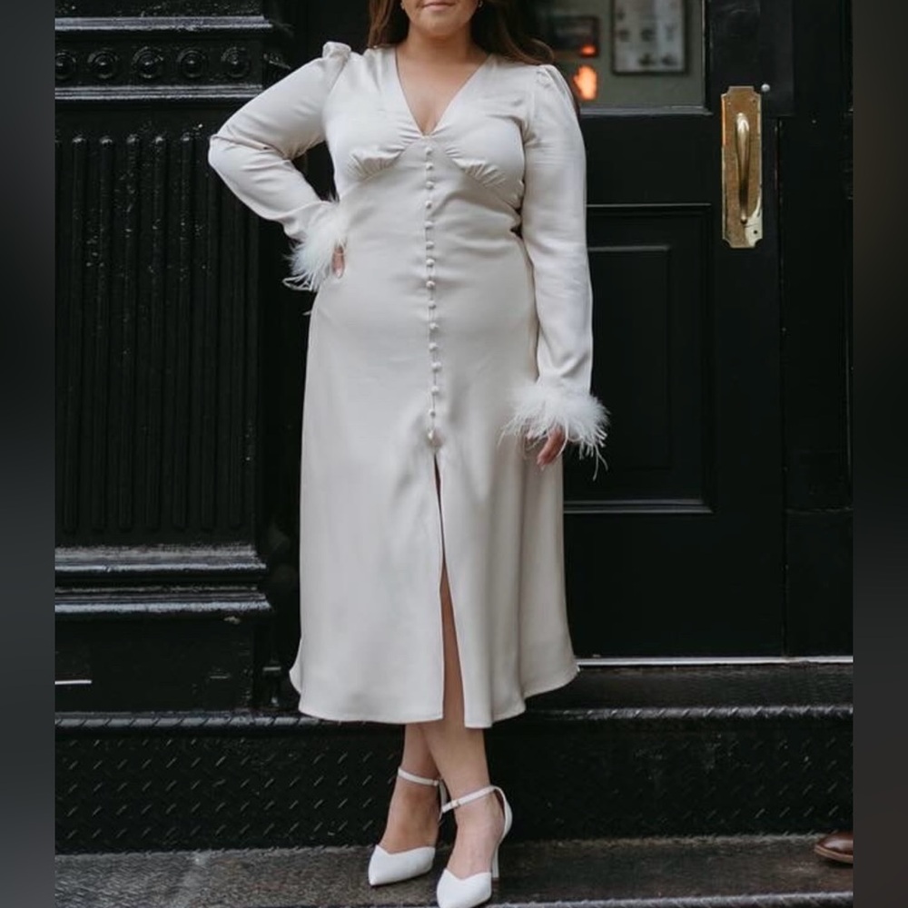 Lulus Ivory Midi Dress